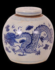 Porcelain Dragon Jar