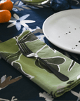 HPS x MV Bougainvillea Napkins (Pine) - Set of 4