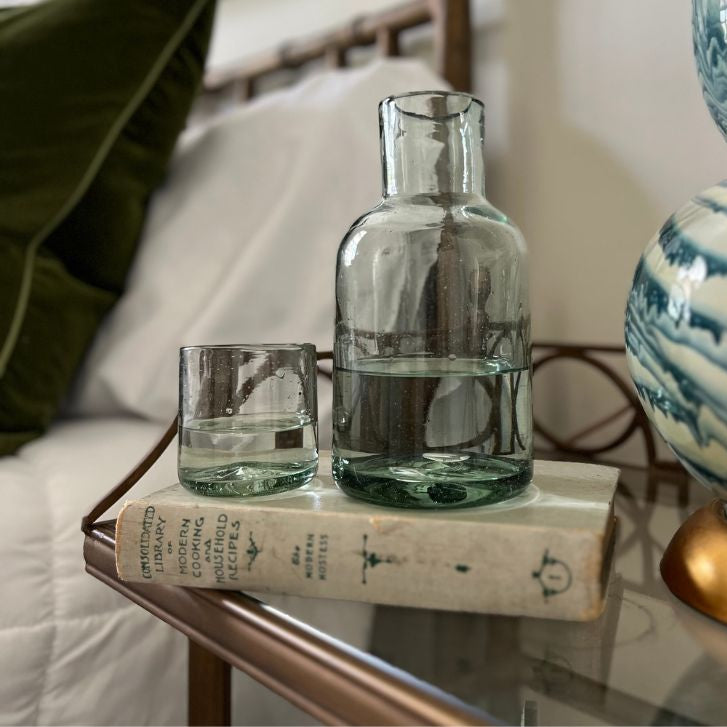 Bedside Water Carafe (Clear) – Half Past Seven