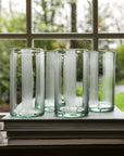 Cabana Stripe Water Glasses (Clear) Single