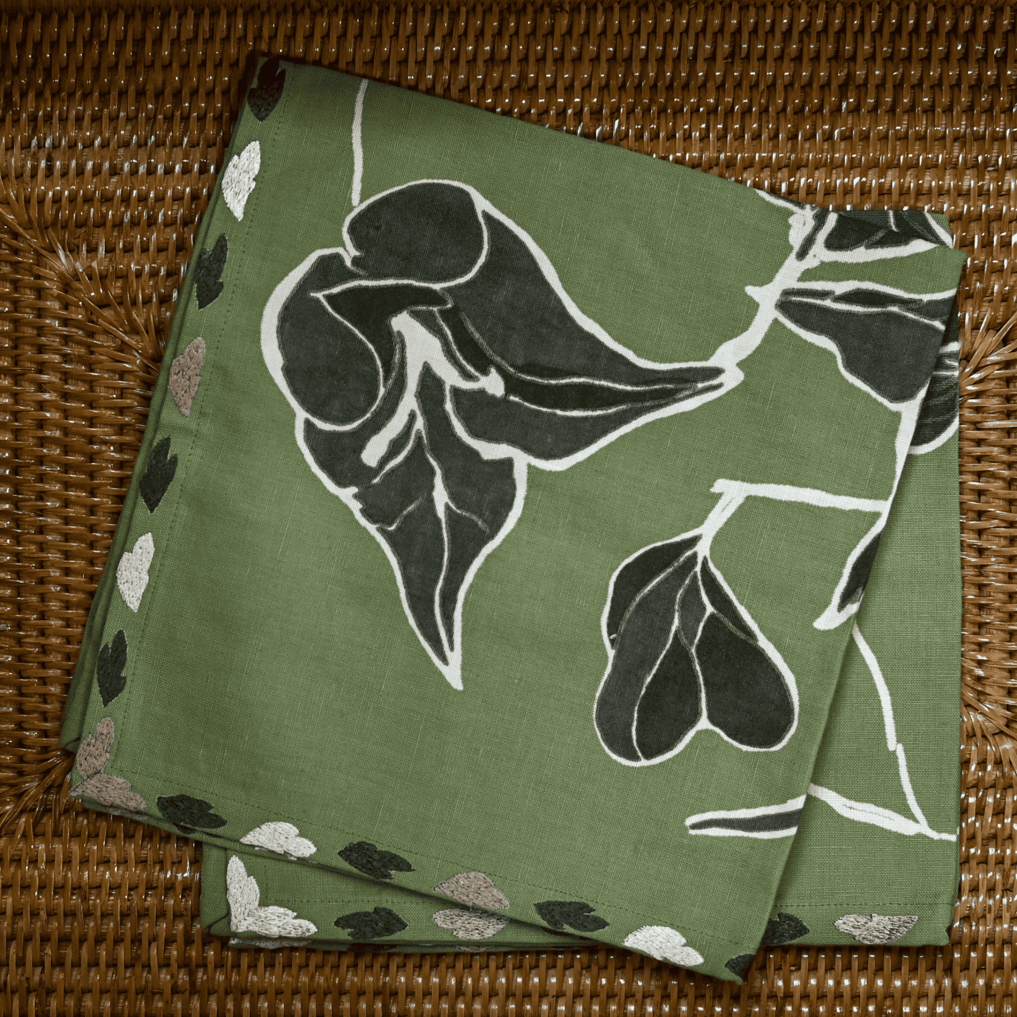 HPS x MV Bougainvillea Napkins (Pine)