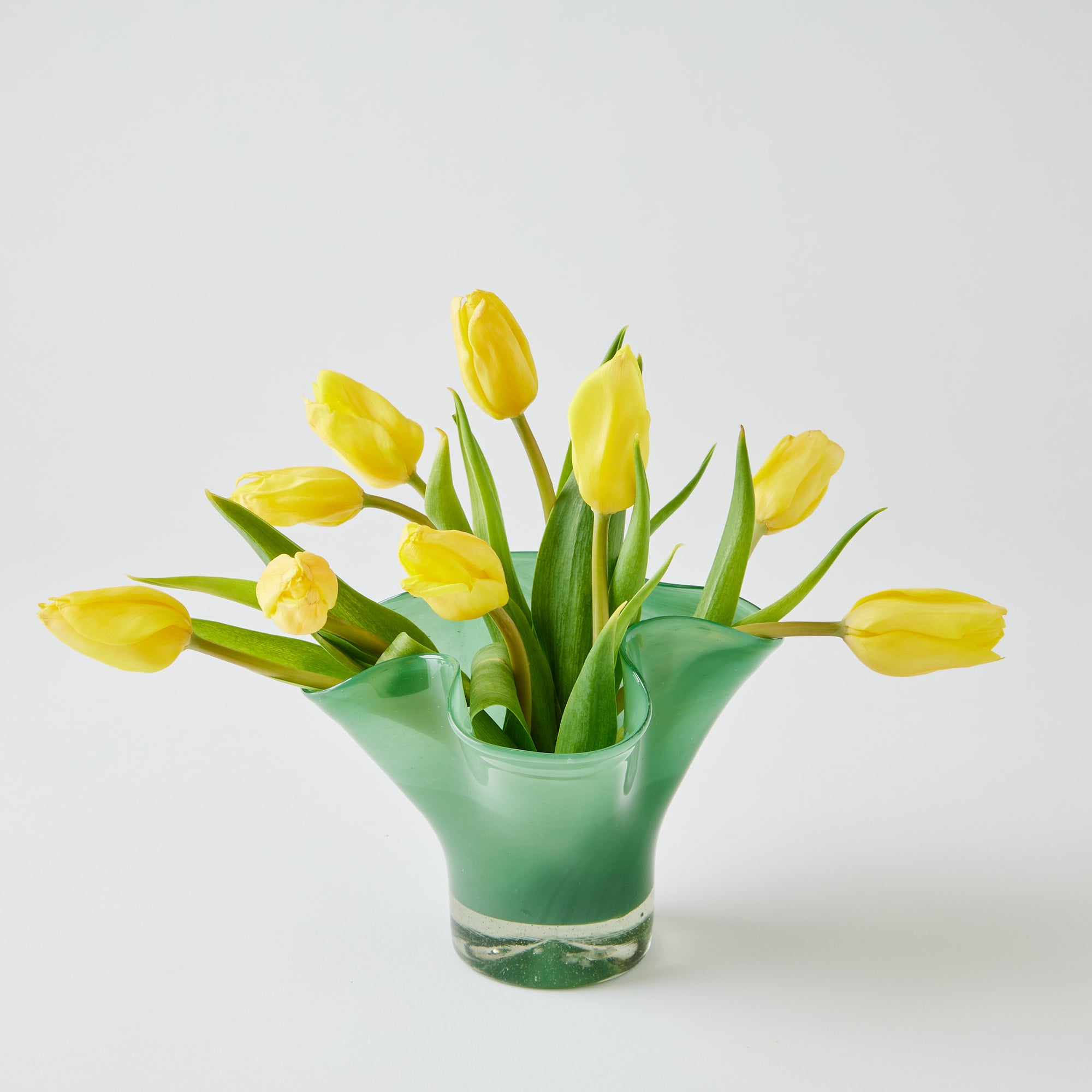 Petite Lettuce Leaf Vase (Agave)