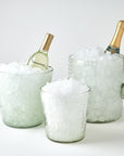 Signature Seven Wine Bucket with Button Ears (Clear)