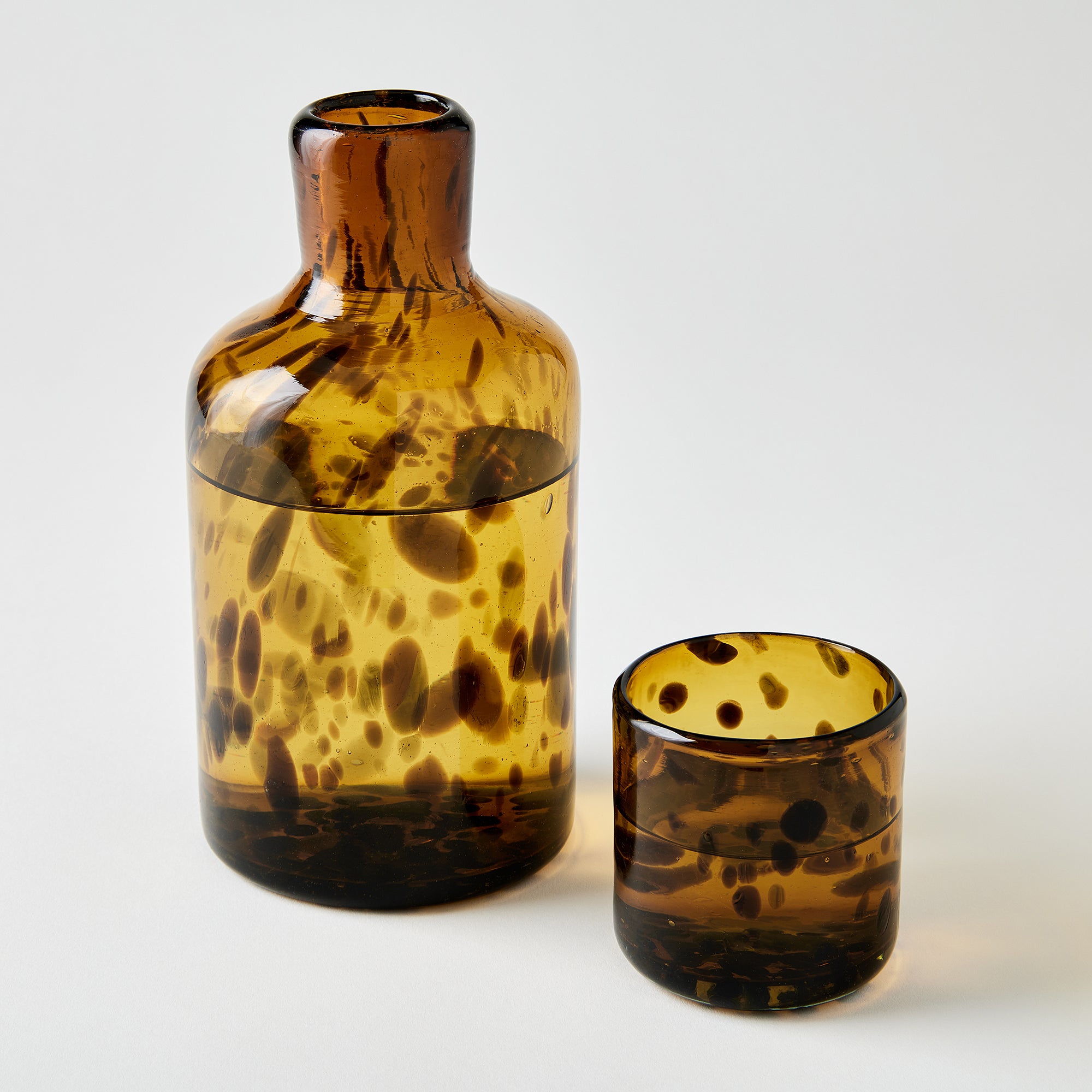 Bedside Water Carafe (Brown Tortoise)