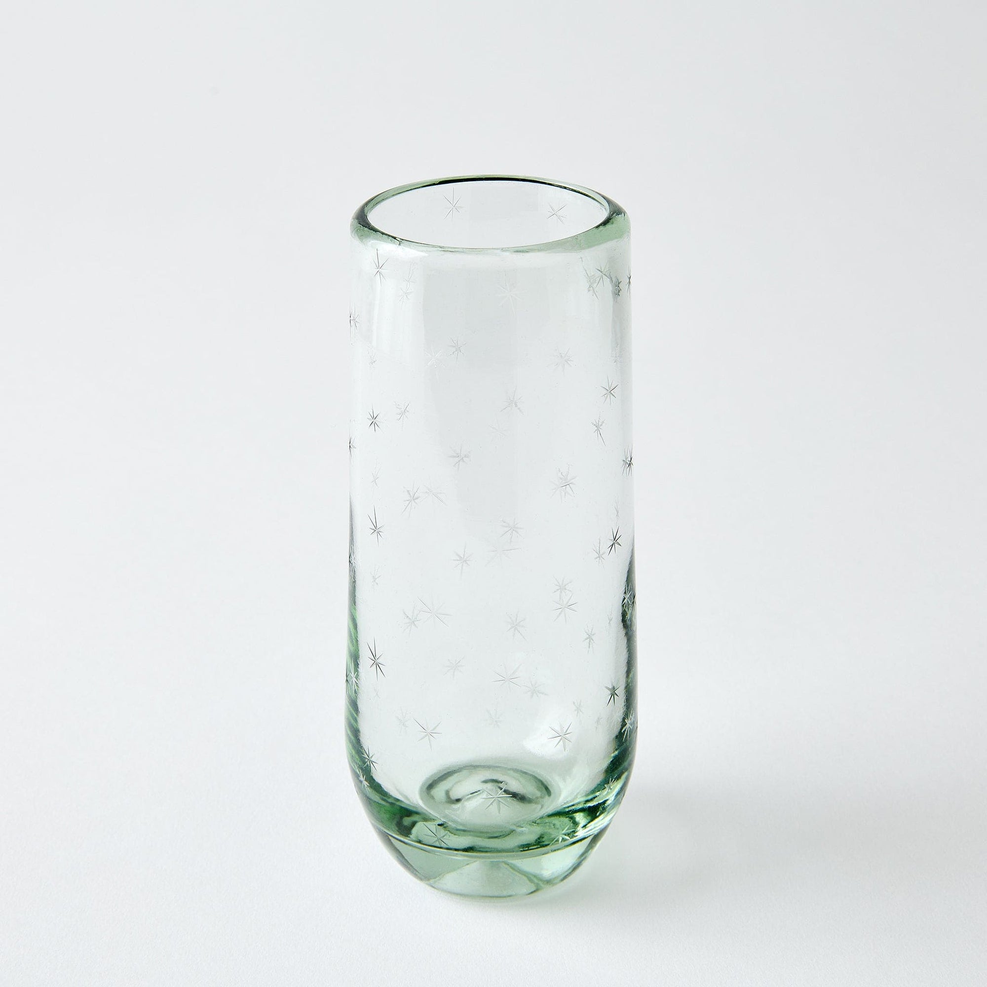Starry Night Stemless Champagne Glasses (Clear)