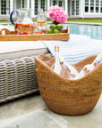 Rattan Champagne Bucket