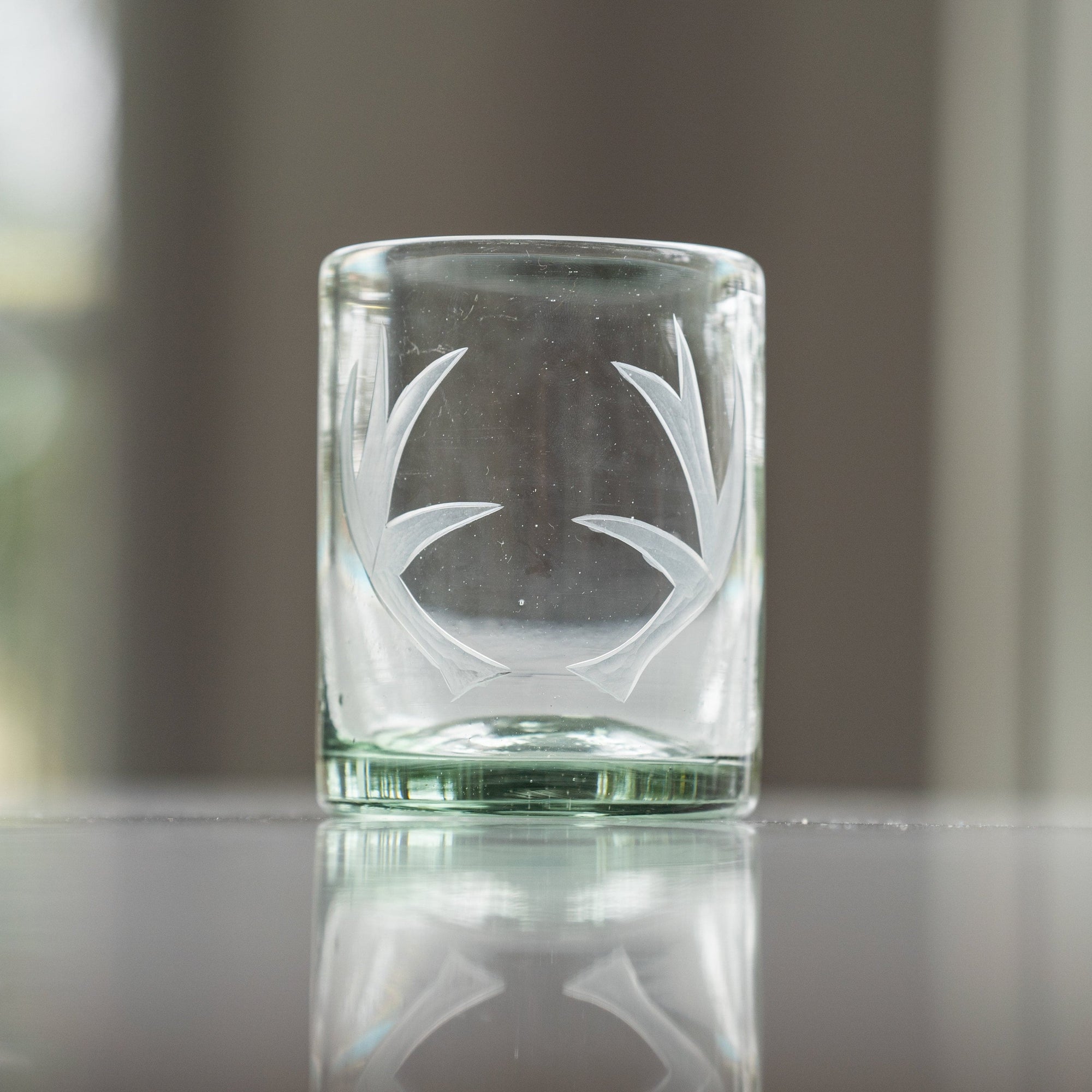 Antlers Rocks Glass (Clear)