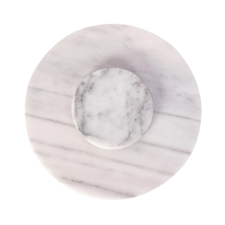 Lazy Susan in White Marble