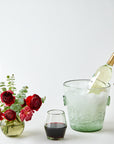 Signature Seven Wine Bucket with Button Ears (Clear)