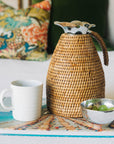 Rattan Coffee Thermos
