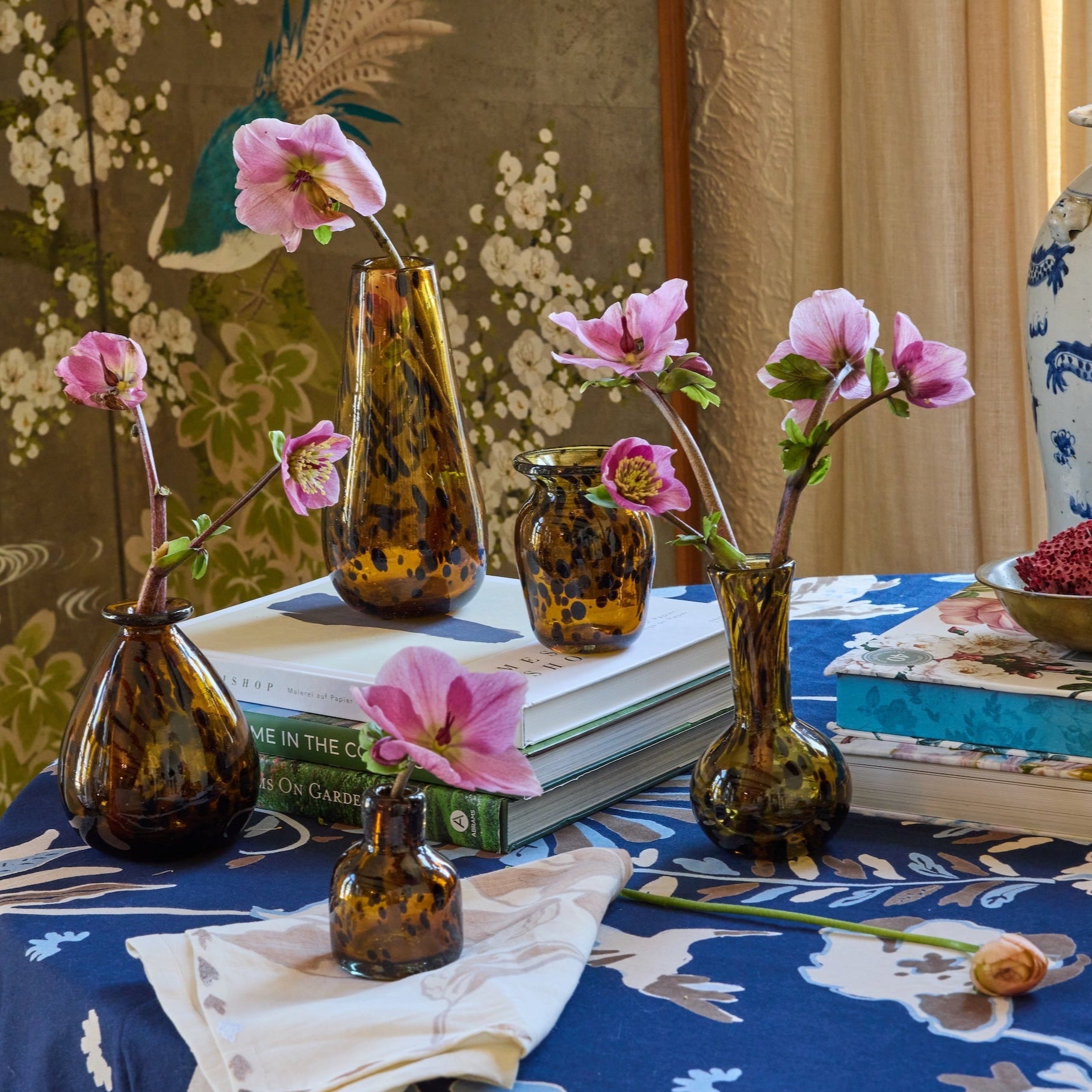 Petite Vase Collection (Brown Tortoise)