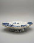 Diamond Chinoiserie Pedestal Plate