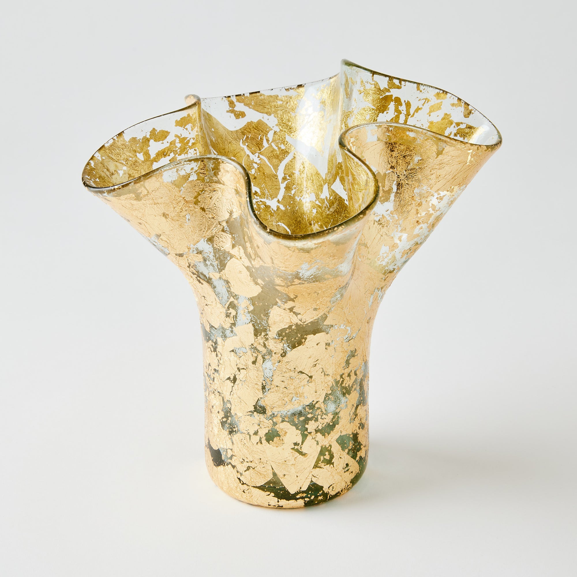 Lettuce Leaf Vase (Gold Leaf)