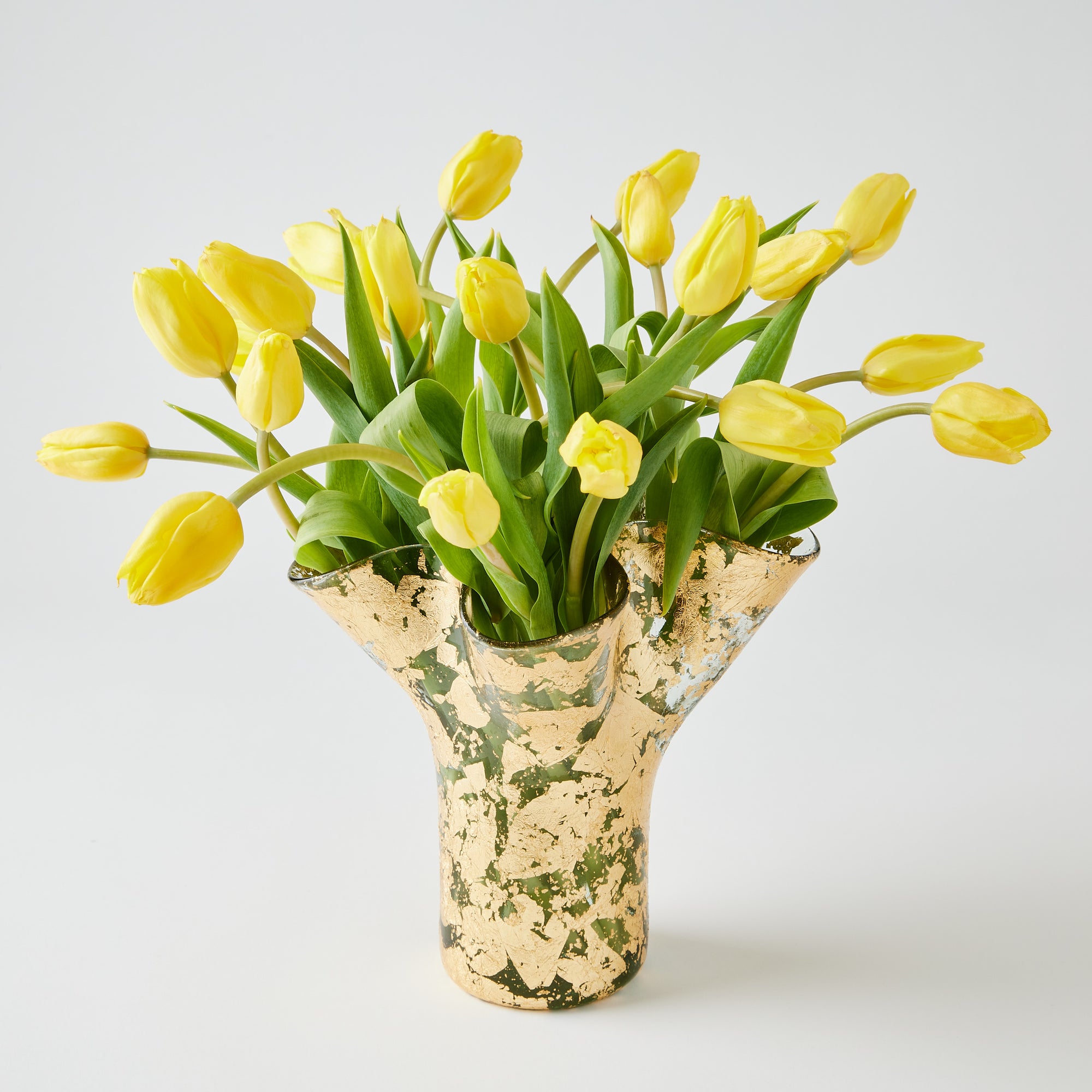 Lettuce Leaf Vase (Gold Leaf)