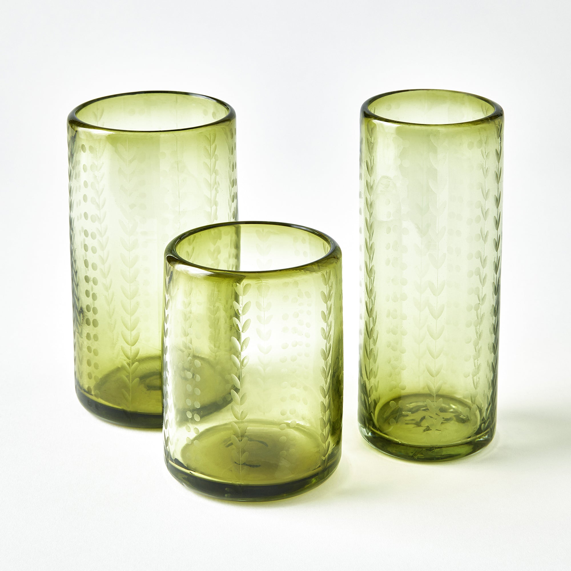 Signature Seven Water Glasses (Citron)
