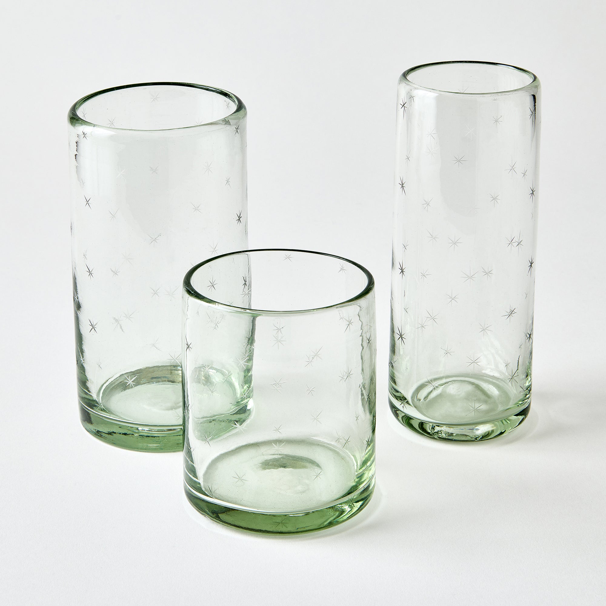 Starry Night Rocks Glasses (Clear)