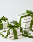 Gift wrap & satin ribbon