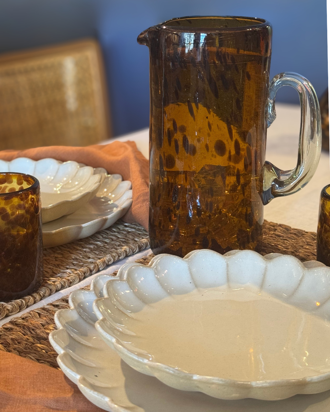 Traditional Pitcher (Brown Tortoise)