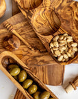 Olive Wood Olive Picker & Olive Boat