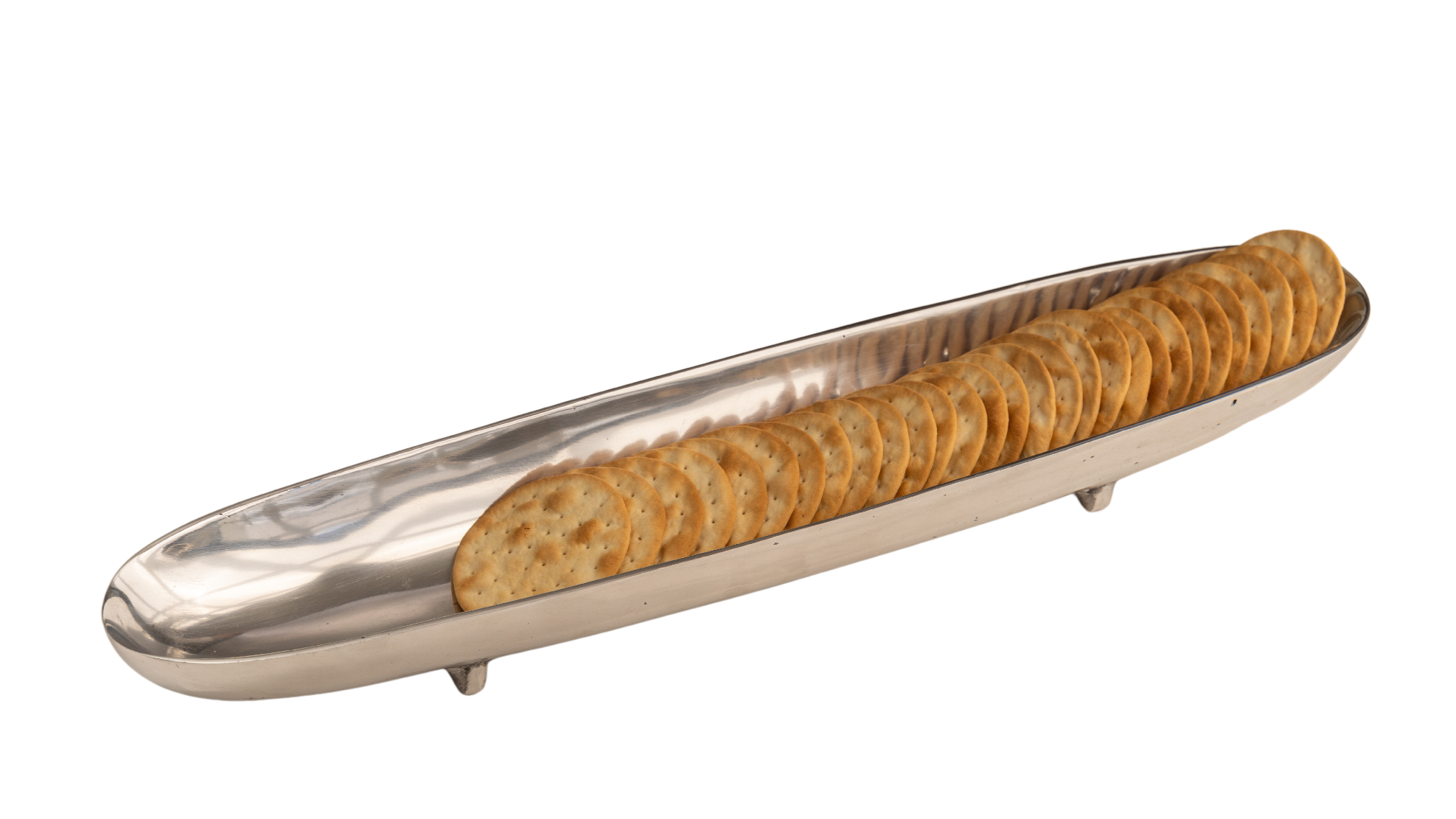 Pewter Cracker Boat