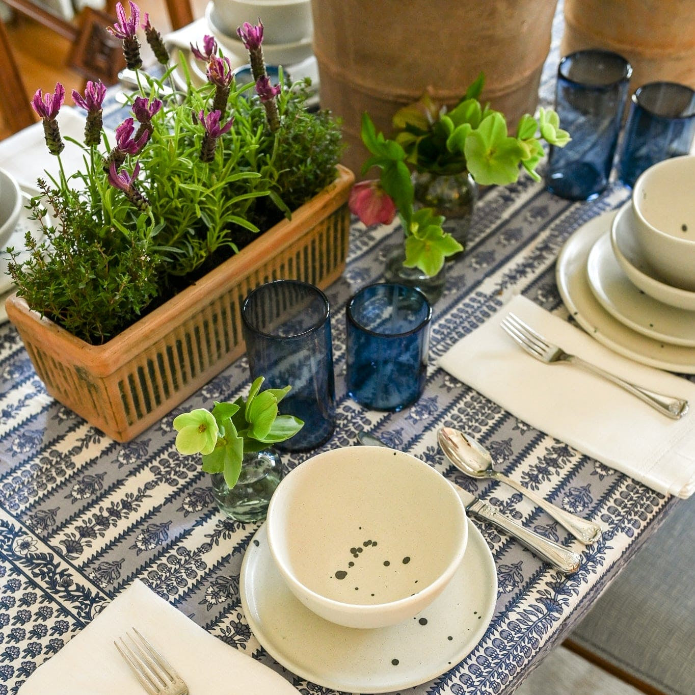 Starry Night Water Glasses (French Blue)