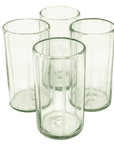 Suit Striped Water Glasses (Clear)