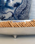 Pewter Cracker Boat