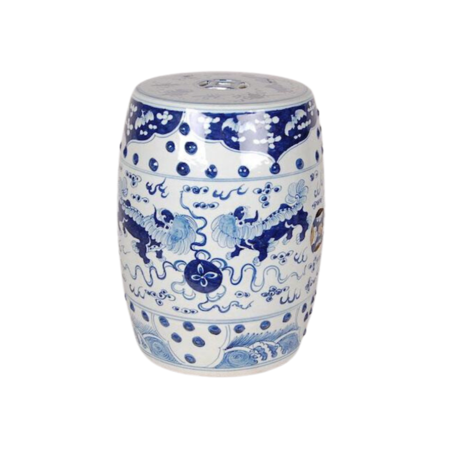 Foo Dog Garden Stool