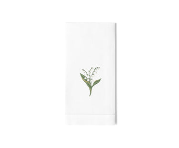 Lily of the Valley Botanical Hand Towel