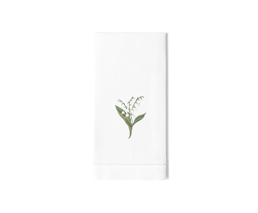 Lily of the Valley Botanical Hand Towel