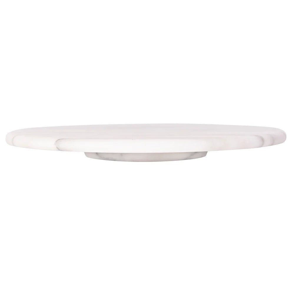 Lazy Susan in White Marble