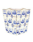 Delft Tile Wastepaper Basket