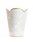 Chinoiserie Scalloped Wastepaper Basket