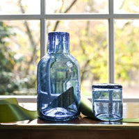 Bedside Water Carafe in Blue