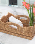 16” Small Rectangular Scallop Basket