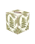 Ferns on Cream Tissue Box Cover