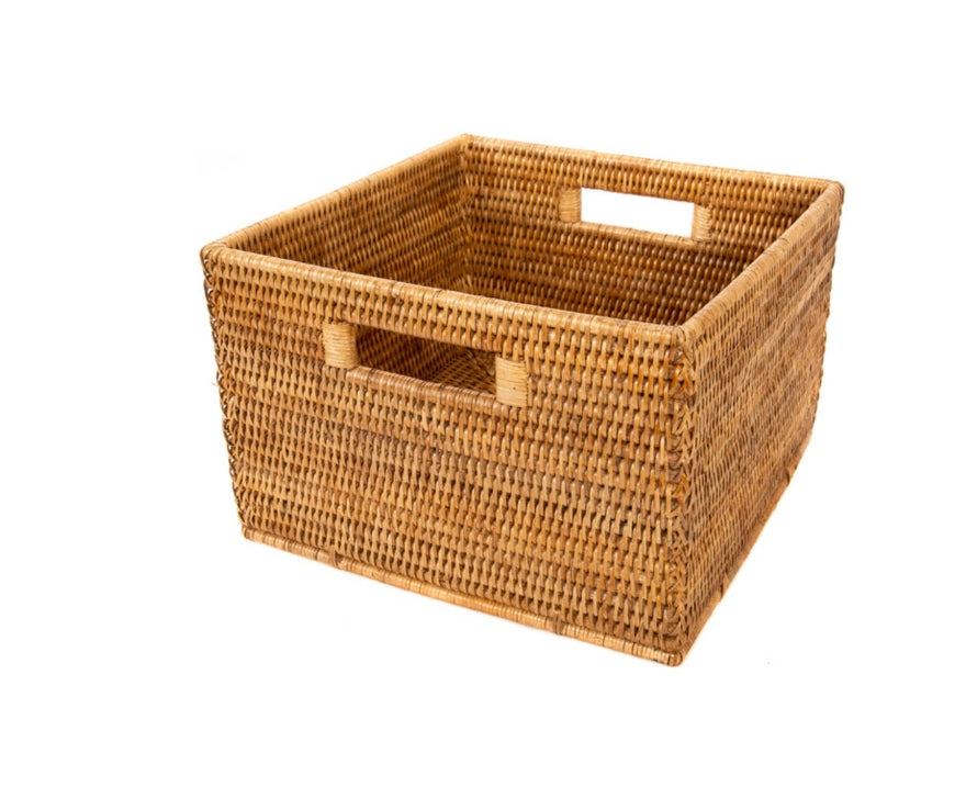 Square Storage Basket with Handles