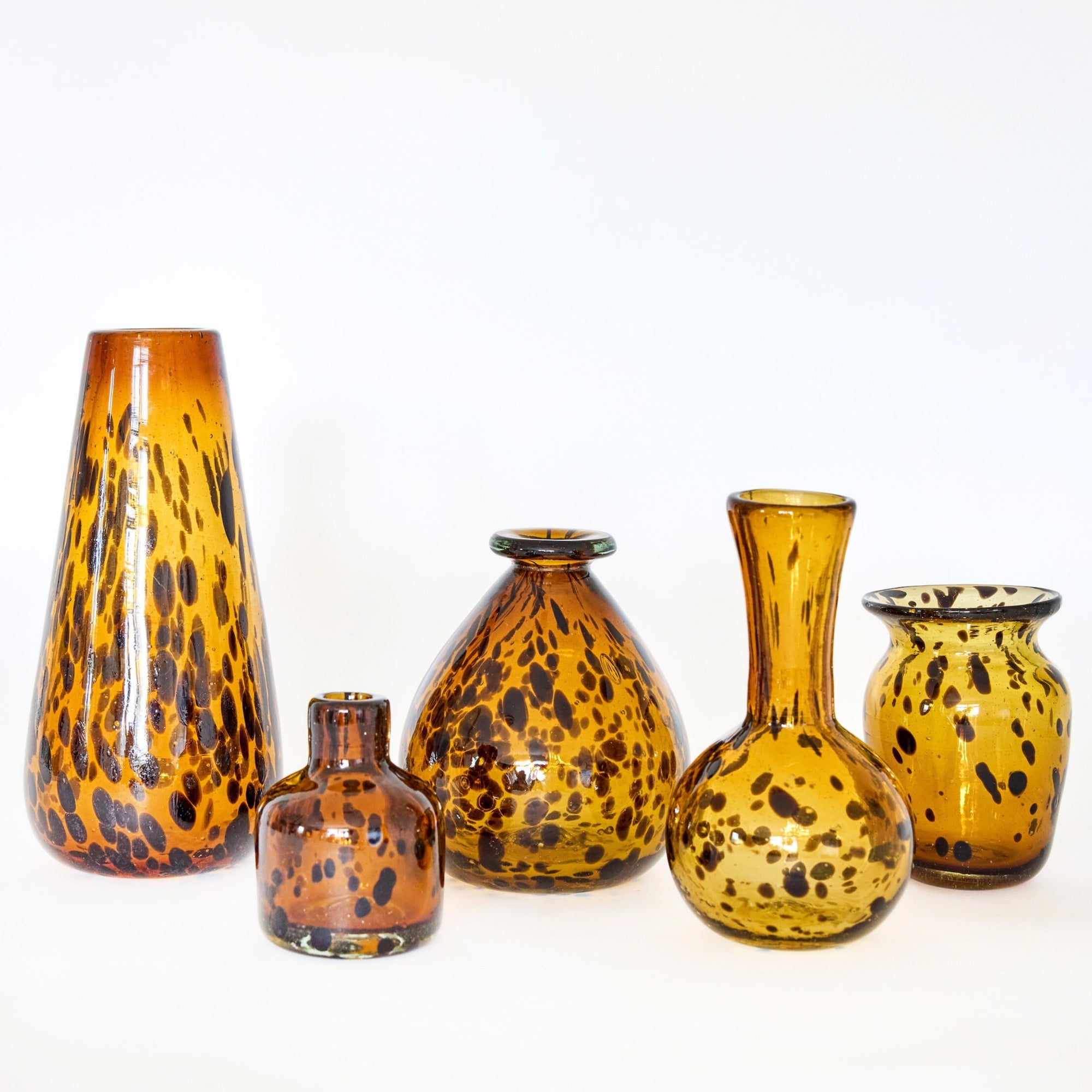 Petite Vase Collection (Brown Tortoise)