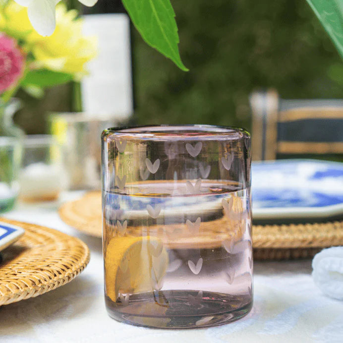 Corazón Rocks Glasses (Amethyst) Single