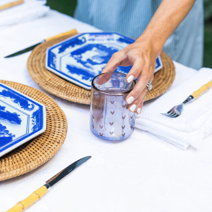 Corazón Rocks Glasses (Iridescent Amethyst) Set of 4