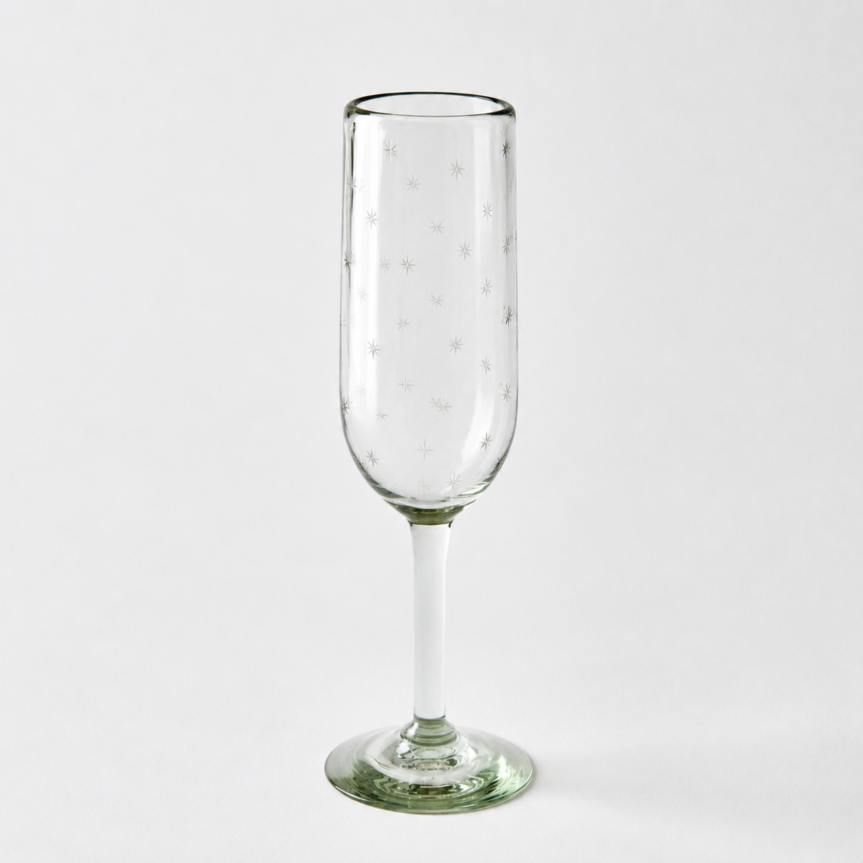Starry Night Champagne Flute, Pair (Clear)