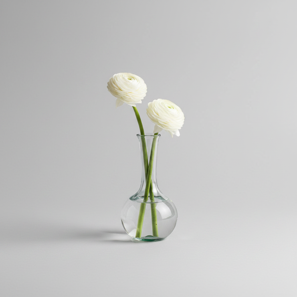 Crane Vase (Clear)