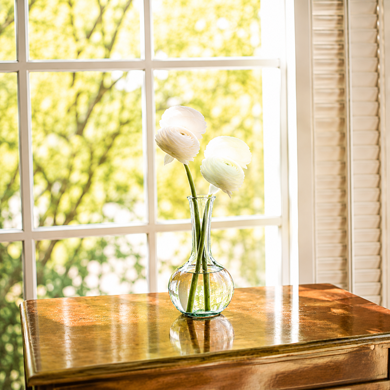 Crane Vase (Clear)