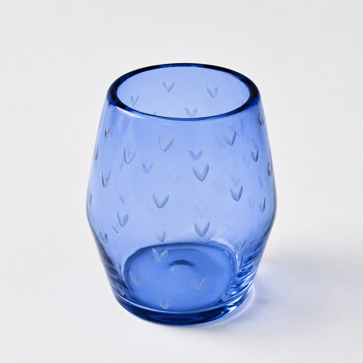 Corazón Stemless Wine Glass (French Blue)