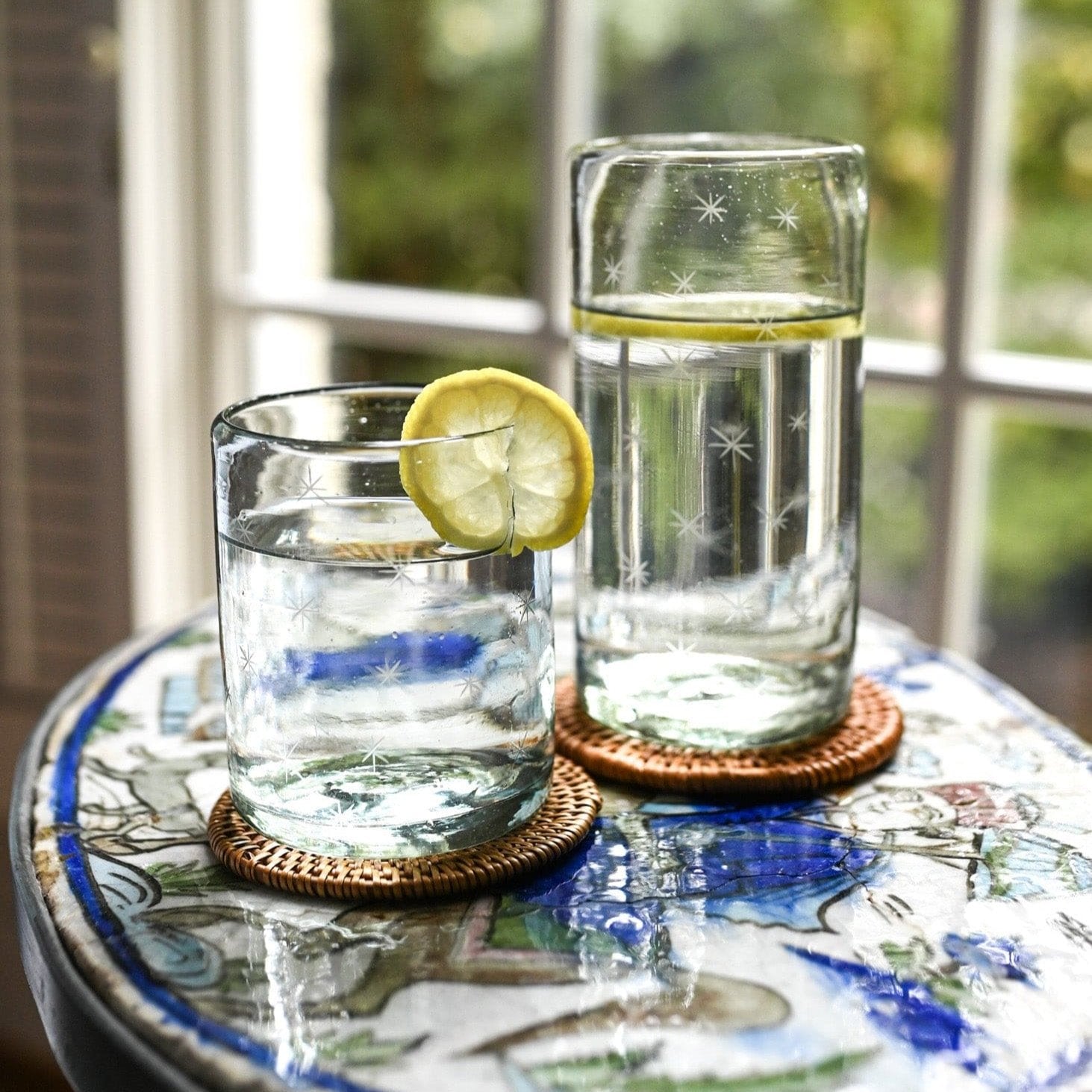 Starry Night Water Glass (Clear)