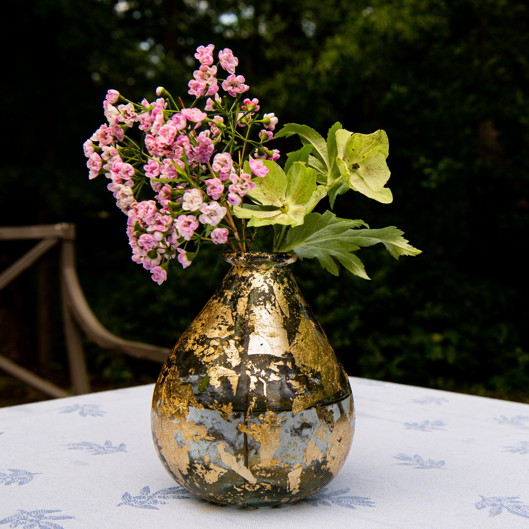 Dewdrop Vase (Gold Leaf)