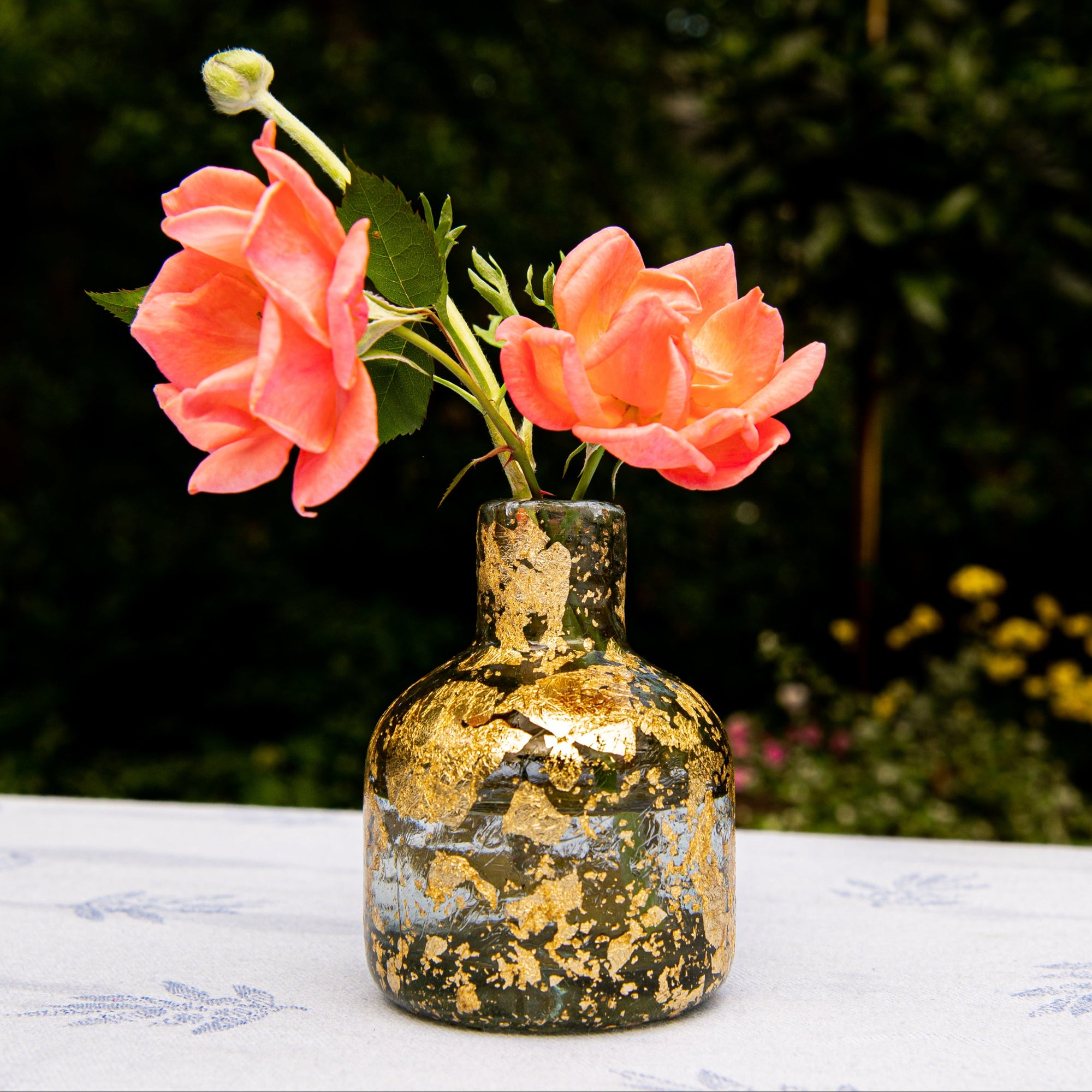 Bud Vase (Gold Leaf)