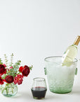 Signature Seven Wine Bucket with Button Ears (Clear)