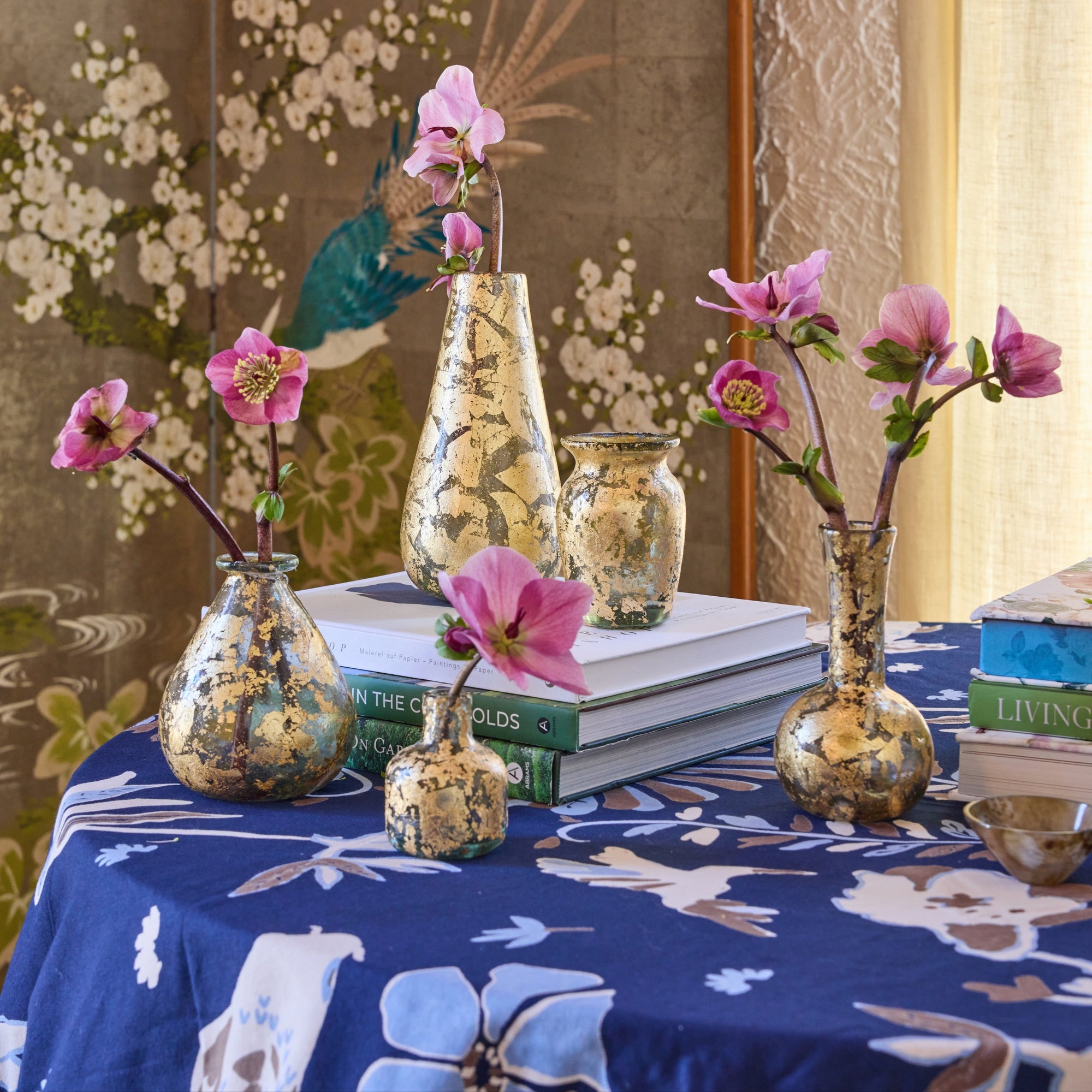 Bud Vase (Gold Leaf)