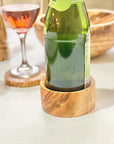 Olive Wood Bottle Coaster